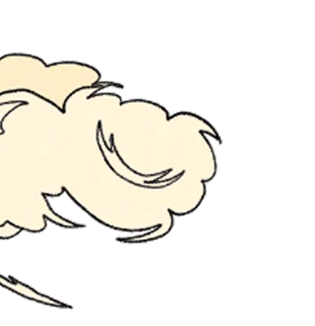 Decorative cloud illustration