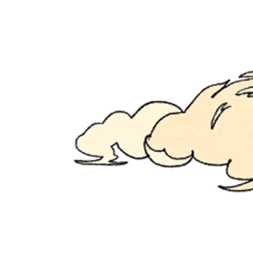 Decorative cloud illustration