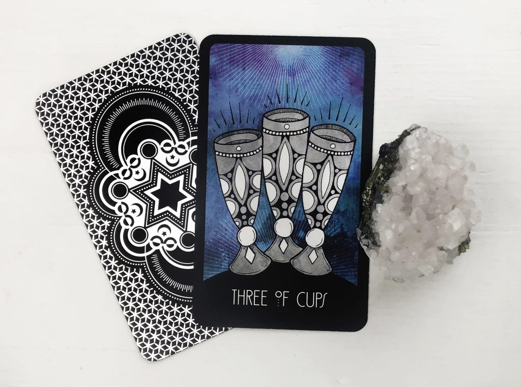 The Three of Cups Tarot Card Keen 