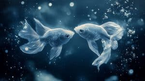 two blue fish pisces symbolize for horoscope 2025